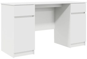 Asztal Fehér 140x49x76 cm Szerelt fa