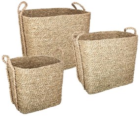 PANIER négyzet alakú kosár 3 db készlet