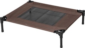 PawHut Kültéri Kutyakényelmes, Emelt Kutyafekhely Közepes és Nagy Kutyáknak, Stabil Ágy, Mosható Hálószerkezettel, Macskáknak is, Különleges Hely Kuty