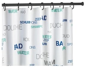 Shower Curtain Rod fekete teleszkópos zuhanyfüggöny tartó - Wenko