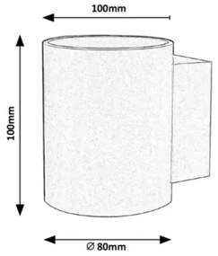 Rabalux 7021 - Fali lámpa KAUNAS 1xG9/10W/230V fehér