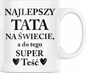 Bögre Legjobb Apa És Szuper Após Ajándék 330ml Csomagolás