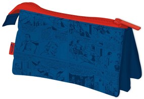 Superman Comic 3 rekeszes tolltartó 21 cm