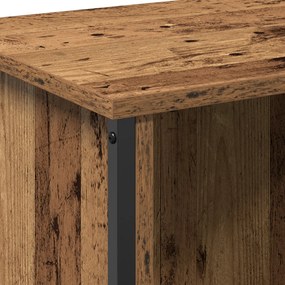 Szórakoztató Központ Régi fa Forgácslap, fém 102 x 35 x 45 cm