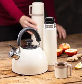 Tescoma CONSTANT CREAM termosz bögrével, 1 l, 1 l