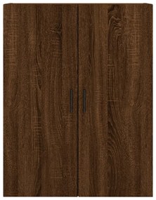 2 db barna tölgy színű faliszekrény 69,5 x 34 x 90 cm
