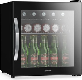 Klarstein Beersafe italhűtő tükrös üvegezett ajtóval | 44 x 48 cm | LED belső világítás