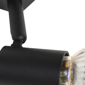 Modern 1 fázisú sínrendszer 3 spotlámpával fekete - Jeany