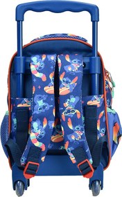Disney Lilo és Stitch, A csillagkutya Chillin' gurulós ovis hátizsák, táska 30 cm