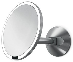 Fali-kozmetikai tükör világítással-nagyítós (ötszörös) ø 20 cm Sensor – simplehuman
