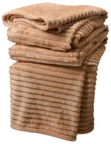 Téli vastag takaró bézs 180x200 cm