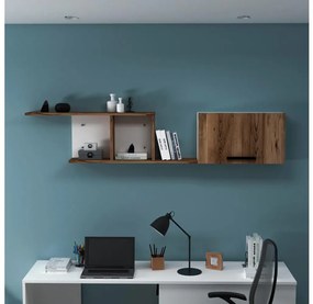 Fali polc NEWRA 35x150 cm barna