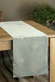Blink14 bársony asztali futó Ezüst 35x180 cm