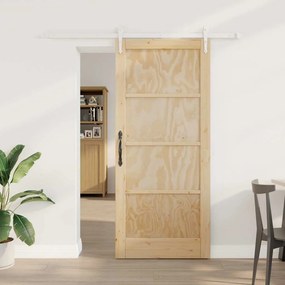 Csúszó ajtó Egyéb ORKDAL Természetes és fehér 86 x 198.5 cm