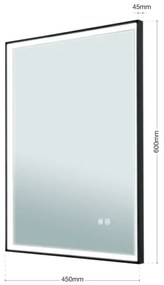 Orion 13-399 - LED tükör FRAME LED/48W/230V 60x45 cm IP44 háttérvilágítással
