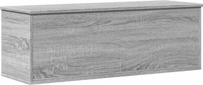 vidaXL szürke sonoma színű szerelt fa tárolóláda 102 x 35 x 35 cm