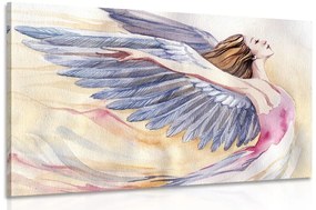 Kép szabad angyal lila szárnyakkal