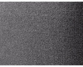 Antracitszürke kárpitozott franciaágy ágyrács nélkül 160x200 cm Primo – Meise Möbel