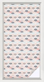 Konyhai Fürdőkád Ablakfólia Adatvédelem Legyező minta 50x100