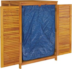 vidaXL tömör akácfa kerti tárolóláda 70 x 87 x 104 cm