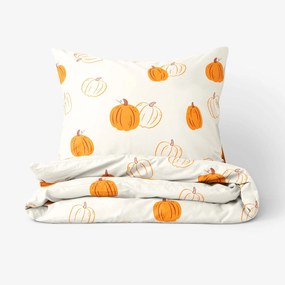 Goldea pamut ágyneműhuzat - őszi tökök 140 x 220 és 70 x 90 cm