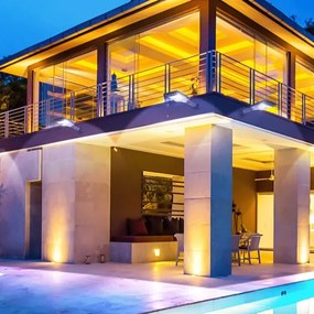 Aigostar - LED napelemes utcai lámpa érzékelővel LED/150W/3,2V IP65 6500K + távirányító