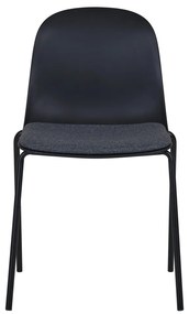 Madalena étkezőszék fekete