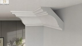 Mennyezeti dĂszlĂ©c DLP33 6cm x 6cm pĂĄrkĂĄny stukkĂł Xps Decorem