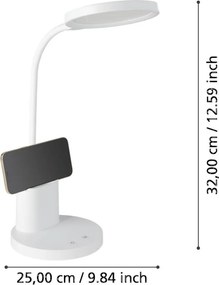Eglo BROLINI 900529 Asztali lámpa 1x2,1W/LED 2700-6500K 300LM IP20