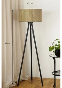 Brilagi - Állólámpa BOSTON ROLLER 1xE27/15W/230V barna/arany