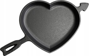 Öntöttvas serpenyő Szív Lodge