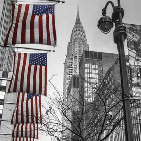 Poszter 50x50cm Chrysler Building New York 12, Assaf Frank