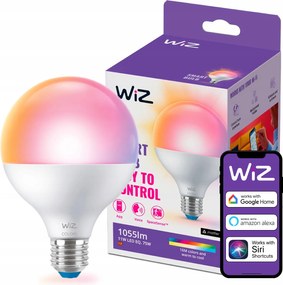 Led izzó E27 G95 11W 75W 2200-6500K Rgb Smart WiFi WiZ alkalmazás