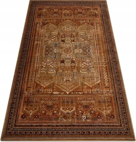 Nappali szőnyeg gyapjú Omega Siran keleti sárgaréz Keret 200x300 cm