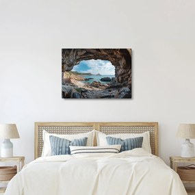 Kép - Barlang a tenger mellett (70x50 cm)
