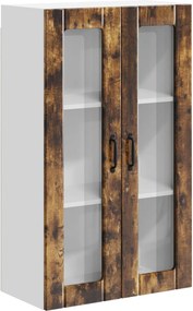 vidaXL Fali konyhaszekrény Füstölt tölgy 60 x 31 x 100 cm Faanyag