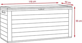 WOODEBOX Kerti láda - barna MBWL280