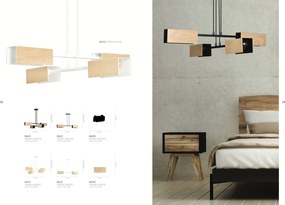 Emibig modern skandináv függeszték zaper fehér emi617/4