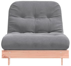 tömör duglászfenyő futon kanapéágy matraccal 80 x 206 x 11 cm