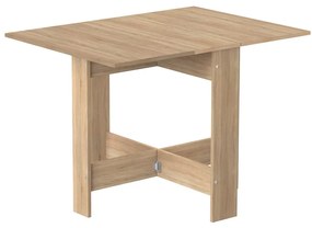 Bővíthető étkezőasztal tölgyfa dekorral 76x28 cm Papillon – TemaHome