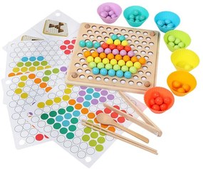 Golyó mozaik kirakó Montessori fajáték
