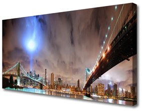 Vászonkép falra Bridge architektúra 100x50 cm