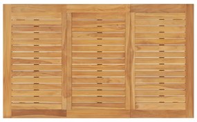 tömör tíkfa Batavia asztal 150 x 90 x 75 cm