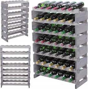 Bortartó állvány moduláris palacktartó 7x6 építs, mint az építőkockák Eco impregnáló