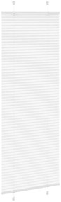 pliszírozott redőny Fehér 70x200 cm szövetszélesség 69,4 cm