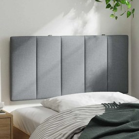 világosszürke szövet fejtámla párna 100 cm