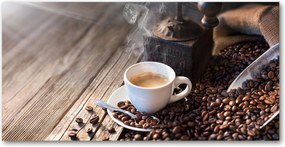 Fotó kép edzett üveg Reggeli kávé 140x70