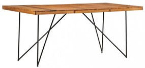 tömör akácfa étkezőasztal 180 x 90 x 76 cm