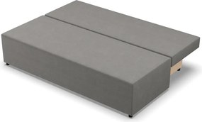 Nobu kanapé, bársony, világosszürke