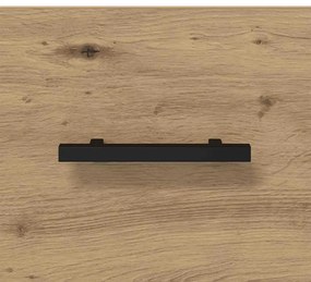 vidaXL Éjjeliszekrény kézműves tölgy 35 x 35 x 20 cm Faanyag